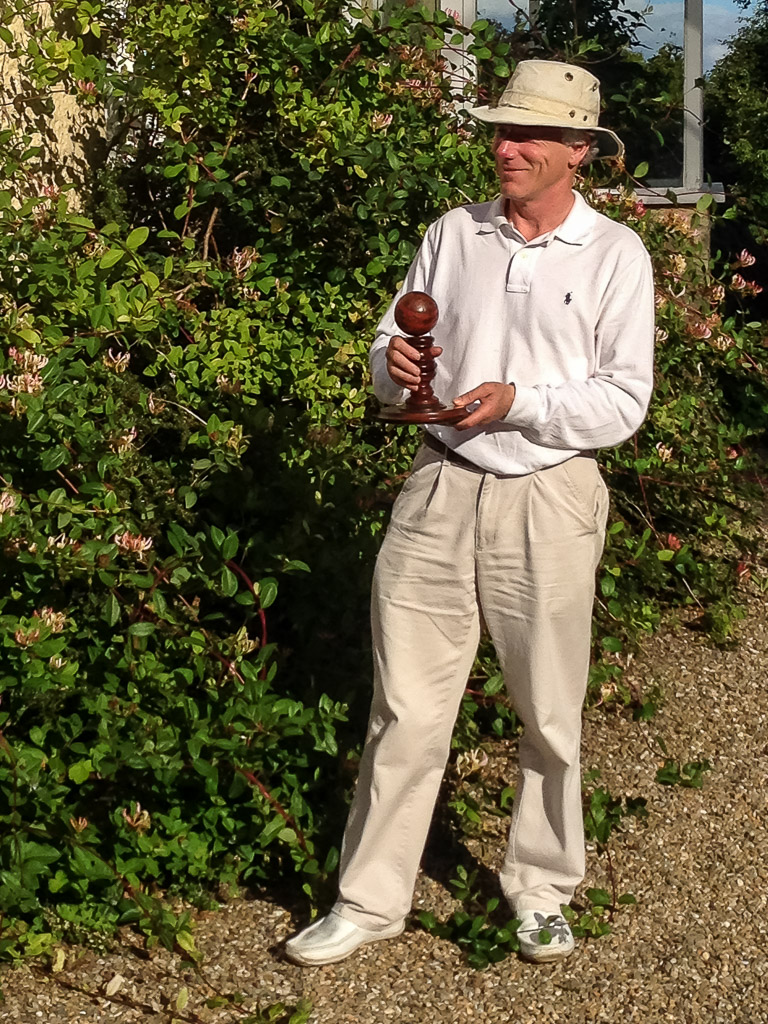 Evan with the South Leinster Championship trophy